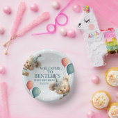 Blue Balloon Hedgehogs Celebration ペーパーボウル (パーティー)