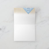 Blue Bandana Thank You Note サンキューカード (内部)