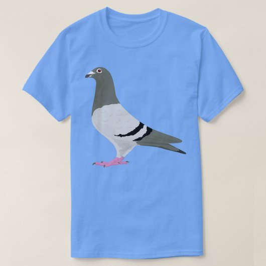 Blue Bar Homing Pigeon Tシャツ (デザイン正面)