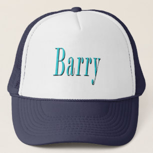 Blue Barryの名前ロゴ キャップ
