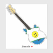 Blue Bass wearing a Happy Face Shirt Sticker シール (シート)