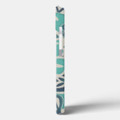 Blue Batik Tile I Case-Mate iPhoneケース (裏面 / 左)