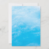 Blue Beach Waves Bat Mitzvah Save the Date 招待状 (裏面)