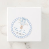 Blue Bear Bearly Wait Baby Shower  フェイバータグ (インサイチュ)