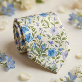 Blue Bellflower Meadow ネクタイ