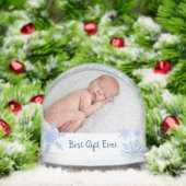 Blue Best Gift Ever Double Photo (クリスマス)