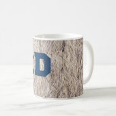 Blue best grandpa ever the times コーヒーマグカップ (正面右)