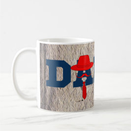 Blue best grandpa ever the times コーヒーマグカップ