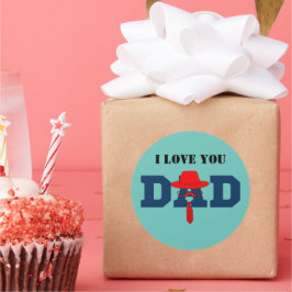  Blue best grandpa ever the times ラウンドシール