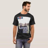 Blue best grandpa ever the times tシャツ (正面フル)