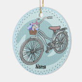 Blue Bike  Ornament セラミックオーナメント (左)