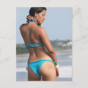 Blue Bikini Girlの写真 ポストカード