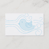 Blue BIrdの使用中 名刺 (裏面)