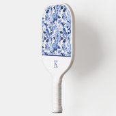 Blue Bird Chinoiserie Monogram  ピックルボールラケット (左)