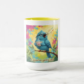 Blue Bird Coffee Mug Quote マグカップ (中央)