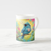   Blue Bird Cozy Specialty Mug ボーンチャイナマグカップ (正面右)