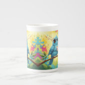   Blue Bird Cozy Specialty Mug ボーンチャイナマグカップ (正面)