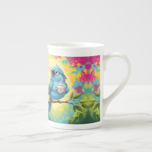   Blue Bird Cozy Specialty Mug ボーンチャイナマグカップ (右)