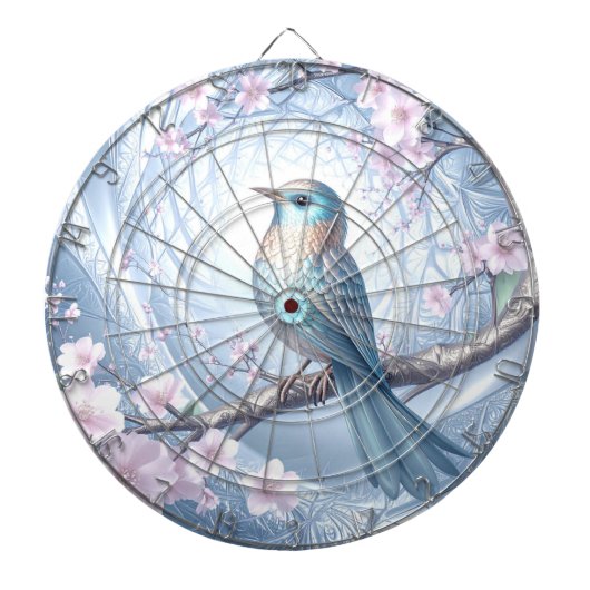 Blue Bird Floral Dartboard ダーツボード (正面)