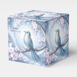 Blue Bird Floral Favor Box フェイバーボックス