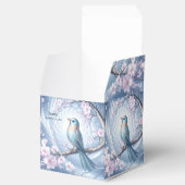 Blue Bird Floral Favor Box フェイバーボックス (オープン)
