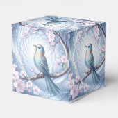 Blue Bird Floral Favor Box フェイバーボックス (裏面サイド)