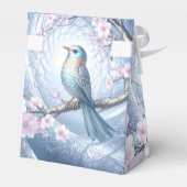 Blue Bird Floral Favor Box フェイバーボックス (裏面サイド)