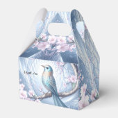 Blue Bird Floral Favor Box フェイバーボックス (裏面サイド)