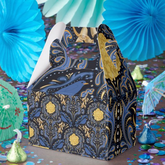Blue Bird Gift Box フェイバーボックス (パーティー)