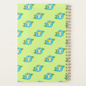 Blue Bird Nests Colorful Eggs Green Leaves Nature プランナー手帳 (裏面)