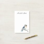 Blue Bird on a Tree Branch ポストイット (デスク上)