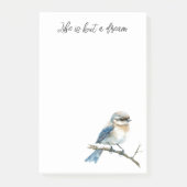 Blue Bird on a Tree Branch ポストイット (正面)