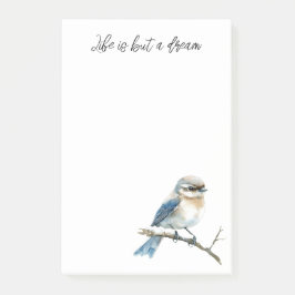 Blue Bird on a Tree Branch ポストイット