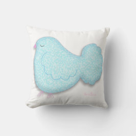 Blue bird pillow クッション