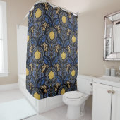 Blue Bird Shower Curtain シャワーカーテン (インサイチュ)