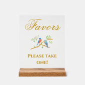 Blue Birds アクリルサイン (正面)