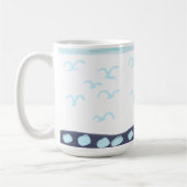 Blue birds mug-ceramic コーヒーマグカップ (左)