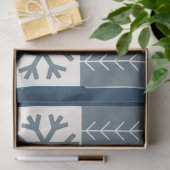 Blue Birds & Snowflakes Christmas Winter Decoupage 薄葉紙 (ギフト)