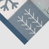 Blue Birds & Snowflakes Christmas Winter Decoupage 薄葉紙 (詳細)