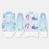 Blue  Birthday Invitation フェイバーボックス (見開き)