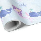 Blue Birthday Invitation ラッピングペーパー (ロールコーナー)