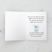 Blue Birthday kitty カード (内部)