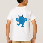 Blue Birthday Monster Tシャツ (裏面)
