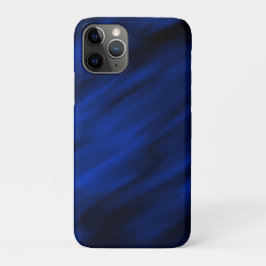 _blue_black_抽象芸術_zazzle_growshop iPhone 11 proケース
