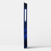 _blue_black_抽象芸術_zazzle_growshop Case-Mate iPhoneケース (裏面 / 左)