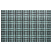 Blue Black Checker Argyle Pattern ファブリック (ファットクウォーター)