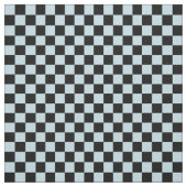 Blue & Black Checkerboard ファブリック (見本)