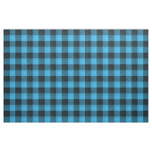  Blue Black Crosshatch Buffalo Check ファブリック (ヤード)