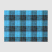  Blue Black Crosshatch Buffalo Check 薄葉紙 (正面)