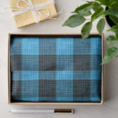  Blue Black Crosshatch Buffalo Check 薄葉紙 (ギフト)